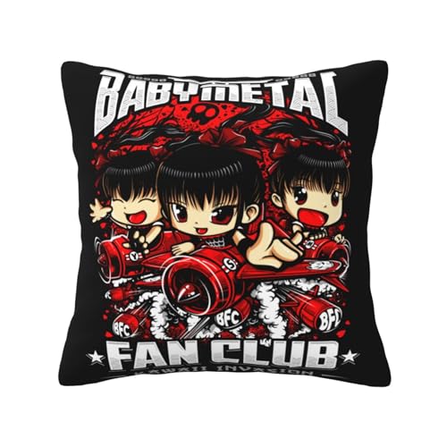 KAINSTIS Babysmetal Japanese Girls Band Büro Rückenstützenschoner Innenraumentzückende Kissenbezüge Sofa Rückenstützenschoner Mehrfarbig 45 x 45 cm KAINSTIS Babysmetal Japanese Girls Band Büro Rückenstützenschoner Innenraumentzückende Kissenbezüge Sofa Rückenstützenschoner Mehrfarbig 45 x 45 cm von KAINSTIS