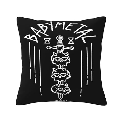 KAINSTIS Babysmetal Japanese Girls Band Büro Rückenstützenschoner Innenraumentzückende Kissenbezüge Sofa Rückenstützenschoner Mehrfarbig 45 x 45 cm KAINSTIS Babysmetal Japanese Girls Band Büro Rückenstützenschoner Innenraumentzückende Kissenbezüge Sofa Rückenstützenschoner Mehrfarbig 45 x 45 cm von KAINSTIS