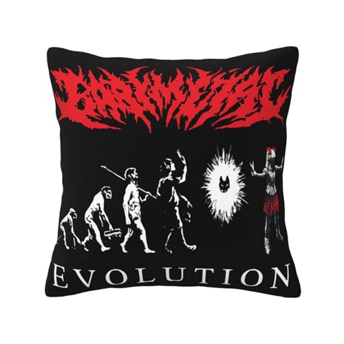 KAINSTIS Babysmetal Japanese Girls Band Büro Rückenstützenschoner Innenraumentzückende Kissenbezüge Sofa Rückenstützenschoner Mehrfarbig 45 x 45 cm von KAINSTIS