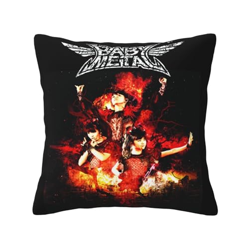 KAINSTIS Babysmetal Japanese Girls Band Büro Rückenstützenschoner Innenraumentzückende Kissenbezüge Sofa Rückenstützenschoner Mehrfarbig 45 x 45 cm KAINSTIS Babysmetal Japanese Girls Band Büro Rückenstützenschoner Innenraumentzückende Kissenbezüge Sofa Rückenstützenschoner Mehrfarbig 45 x 45 cm von KAINSTIS