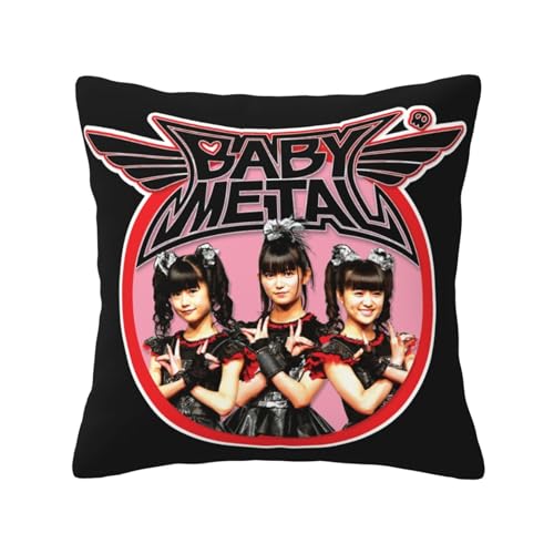 KAINSTIS Babysmetal Japanese Girls Band Büro Rückenstützenschoner Innenraumentzückende Kissenbezüge Sofa Rückenstützenschoner Mehrfarbig 50 x 50 cm KAINSTIS Babysmetal Japanese Girls Band Büro Rückenstützenschoner Innenraumentzückende Kissenbezüge Sofa Rückenstützenschoner Mehrfarbig 50 x 50 cm von KAINSTIS