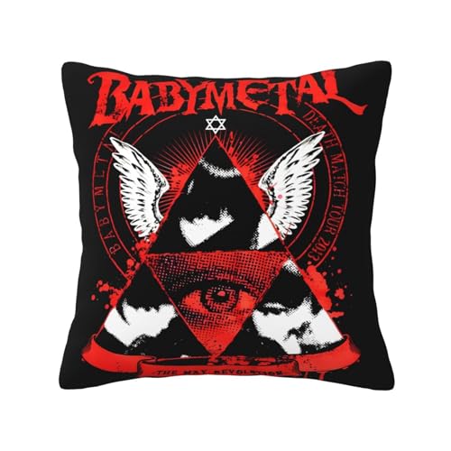 KAINSTIS Babysmetal Japanese Girls Band Büro Rückenstützenschoner Innenraumentzückende Kissenbezüge Sofa Rückenstützenschoner Mehrfarbig 50 x 50 cm KAINSTIS Babysmetal Japanese Girls Band Büro Rückenstützenschoner Innenraumentzückende Kissenbezüge Sofa Rückenstützenschoner Mehrfarbig 50 x 50 cm von KAINSTIS