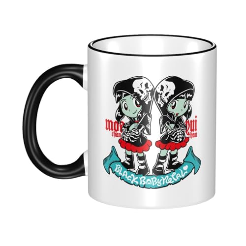 KAINSTIS Keramik Babysmetal Japanese Girls Band Wasserbecher Milch-Kaffee-Keramik-Mug Teetasse für die Büroruhezone KAINSTIS Keramik Babysmetal Japanese Girls Band Wasserbecher Milch-Kaffee-Keramik-Mug Teetasse für die Büroruhezone von KAINSTIS