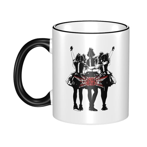 KAINSTIS Keramik Babysmetal Japanese Girls Band Wasserbecher Milch-Kaffee-Keramik-Mug Teetasse für die Büroruhezone von KAINSTIS