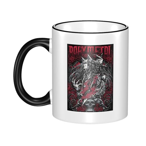 KAINSTIS Keramik Babysmetal Japanese Girls Band Wasserbecher Milch-Kaffee-Keramik-Mug Teetasse für die Büroruhezone von KAINSTIS