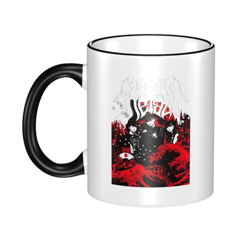 KAINSTIS Keramik Babysmetal Japanese Girls Band Wasserbecher Milch-Kaffee-Keramik-Mug Teetasse für die Büroruhezone KAINSTIS Keramik Babysmetal Japanese Girls Band Wasserbecher Milch-Kaffee-Keramik-Mug Teetasse für die Büroruhezone von KAINSTIS