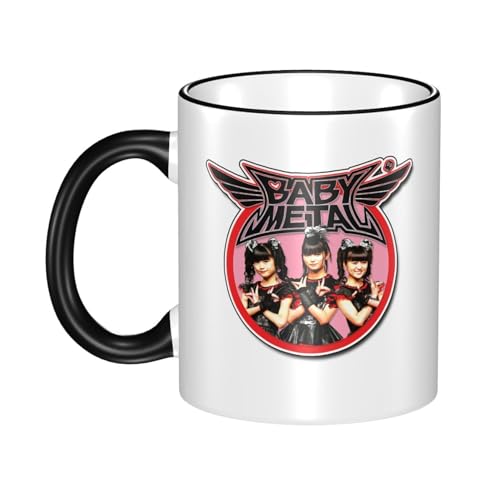 KAINSTIS Keramik Babysmetal Japanese Girls Band Wasserbecher Milch-Kaffee-Keramik-Mug Teetasse für die Büroruhezone KAINSTIS Keramik Babysmetal Japanese Girls Band Wasserbecher Milch-Kaffee-Keramik-Mug Teetasse für die Büroruhezone von KAINSTIS