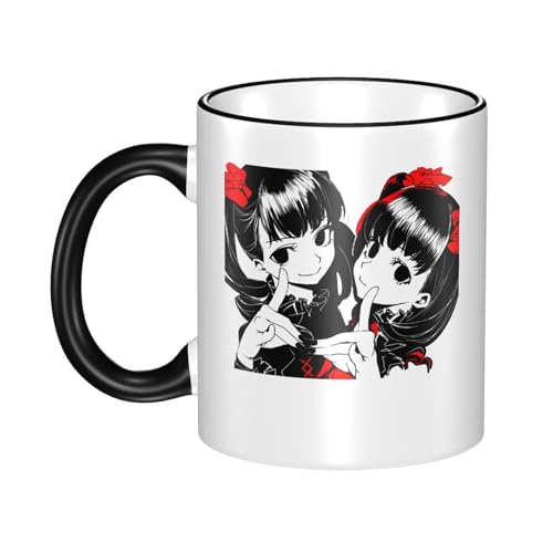 KAINSTIS Keramik Babysmetal Japanese Girls Band Wasserbecher Milch-Kaffee-Keramik-Mug Teetasse für die Büroruhezone KAINSTIS Keramik Babysmetal Japanese Girls Band Wasserbecher Milch-Kaffee-Keramik-Mug Teetasse für die Büroruhezone von KAINSTIS