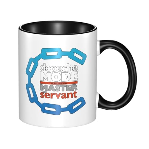 KAINSTIS Keramik Mode Music De&PE&Che band Wasserbecher Milch-Kaffee-Keramik-Mug Teetasse für die Büroruhezone von KAINSTIS
