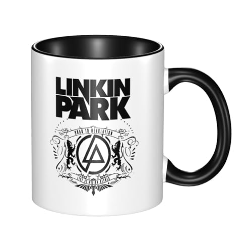 KAINSTIS Keramik Park Rock Band Lin-kin Chester Wasserbecher Milch-Kaffee-Keramik-Mug Teetasse für die Büroruhezone KAINSTIS Keramik Park Rock Band Lin-kin Chester Wasserbecher Milch-Kaffee-Keramik-Mug Teetasse für die Büroruhezone von KAINSTIS