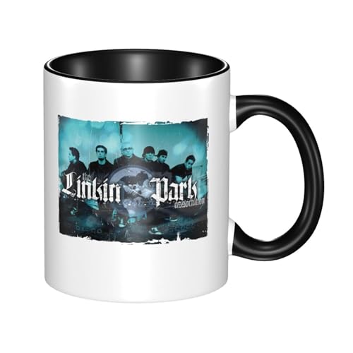 KAINSTIS Keramik Park Rock Band Lin-kin Chester Wasserbecher Milch-Kaffee-Keramik-Mug Teetasse für die Büroruhezone KAINSTIS Keramik Park Rock Band Lin-kin Chester Wasserbecher Milch-Kaffee-Keramik-Mug Teetasse für die Büroruhezone von KAINSTIS