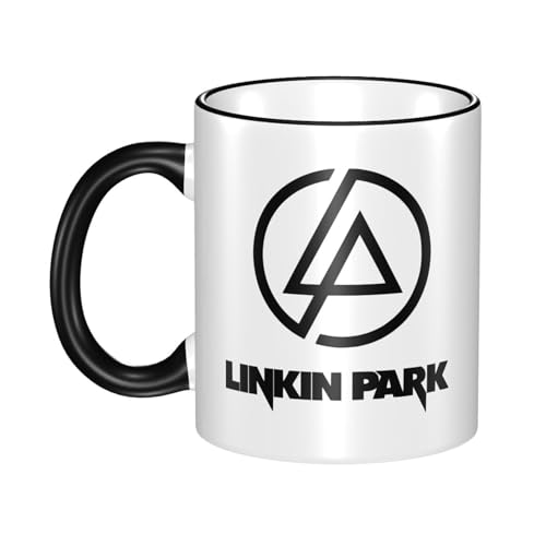 KAINSTIS Keramik Park Rock Band Lin-kin Chester Wasserbecher Milch-Kaffee-Keramik-Mug Teetasse für die Büroruhezone von KAINSTIS