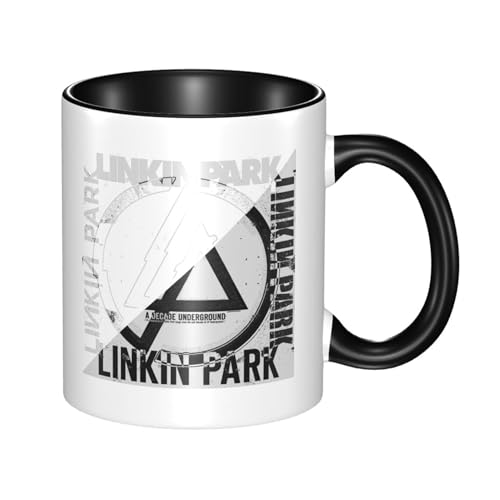KAINSTIS Keramik Park Rock Band Lin-kin Chester Wasserbecher Milch-Kaffee-Keramik-Mug Teetasse für die Büroruhezone von KAINSTIS