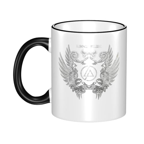KAINSTIS Keramik Park Rock Band Lin-kin Chester Wasserbecher Milch-Kaffee-Keramik-Mug Teetasse für die Büroruhezone KAINSTIS Keramik Park Rock Band Lin-kin Chester Wasserbecher Milch-Kaffee-Keramik-Mug Teetasse für die Büroruhezone von KAINSTIS