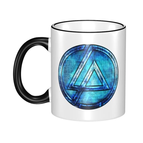 KAINSTIS Keramik Park Rock Band Lin-kin Chester Wasserbecher Milch-Kaffee-Keramik-Mug Teetasse für die Büroruhezone von KAINSTIS