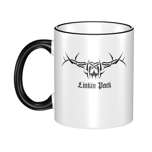 KAINSTIS Keramik Park Rock Band Lin-kin Chester Wasserbecher Milch-Kaffee-Keramik-Mug Teetasse für die Büroruhezone von KAINSTIS