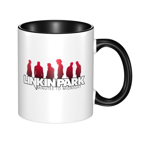KAINSTIS Keramik Park Rock Band Lin-kin Chester Wasserbecher Milch-Kaffee-Keramik-Mug Teetasse für die Büroruhezone von KAINSTIS