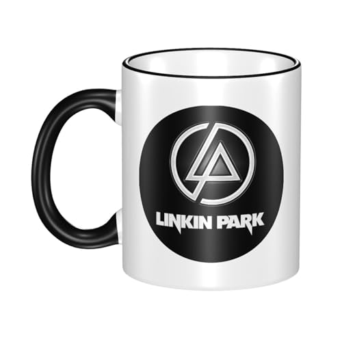 KAINSTIS Keramik Park Rock Band Lin-kin Chester Wasserbecher Milch-Kaffee-Keramik-Mug Teetasse für die Büroruhezone KAINSTIS Keramik Park Rock Band Lin-kin Chester Wasserbecher Milch-Kaffee-Keramik-Mug Teetasse für die Büroruhezone von KAINSTIS