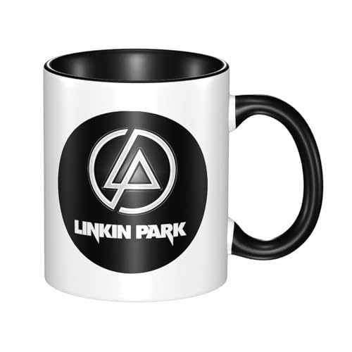KAINSTIS Keramik Park Rock Band Lin-kin Chester Wasserbecher Milch-Kaffee-Keramik-Mug Teetasse für die Büroruhezone KAINSTIS Keramik Park Rock Band Lin-kin Chester Wasserbecher Milch-Kaffee-Keramik-Mug Teetasse für die Büroruhezone von KAINSTIS
