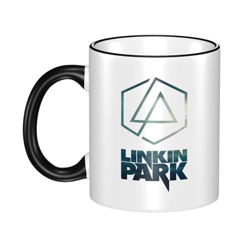 KAINSTIS Keramik Park Rock Band Lin-kin Chester Wasserbecher Milch-Kaffee-Keramik-Mug Teetasse für die Büroruhezone KAINSTIS Keramik Park Rock Band Lin-kin Chester Wasserbecher Milch-Kaffee-Keramik-Mug Teetasse für die Büroruhezone von KAINSTIS