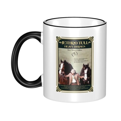 KAINSTIS Keramik Tull Rock Band Jethro Wasserbecher Milch-Kaffee-Keramik-Mug Teetasse für die Büroruhezone von KAINSTIS