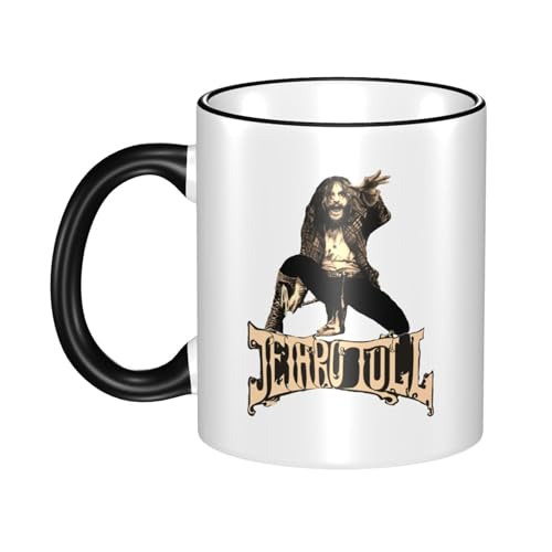 KAINSTIS Keramik Tull Rock Band Jethro Wasserbecher Milch-Kaffee-Keramik-Mug Teetasse für die Büroruhezone von KAINSTIS