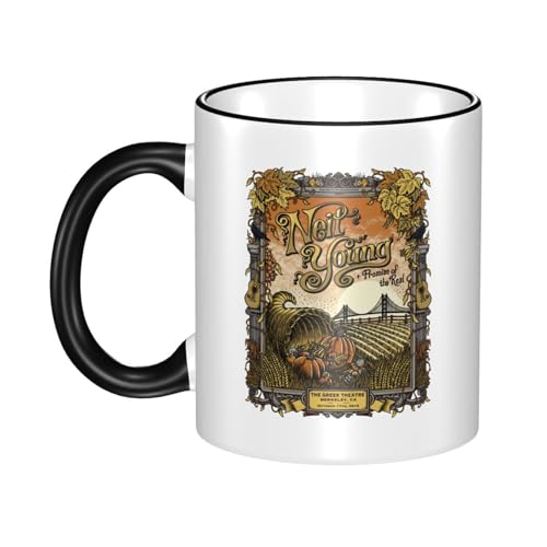 KAINSTIS Keramik Young Rock Band Neil Crazy Horse Wasserbecher Milch-Kaffee-Keramik-Mug Teetasse für die Büroruhezone KAINSTIS Keramik Young Rock Band Neil Crazy Horse Wasserbecher Milch-Kaffee-Keramik-Mug Teetasse für die Büroruhezone von KAINSTIS