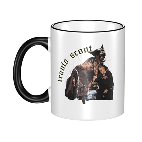 KAINSTIS Keramik scott rapper Music travis Wasserbecher Milch-Kaffee-Keramik-Mug Teetasse für die Büroruhezone KAINSTIS Keramik scott rapper Music travis Wasserbecher Milch-Kaffee-Keramik-Mug Teetasse für die Büroruhezone von KAINSTIS