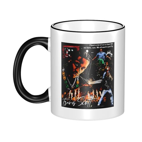 KAINSTIS Keramik scott rapper Music travis Wasserbecher Milch-Kaffee-Keramik-Mug Teetasse für die Büroruhezone KAINSTIS Keramik scott rapper Music travis Wasserbecher Milch-Kaffee-Keramik-Mug Teetasse für die Büroruhezone von KAINSTIS