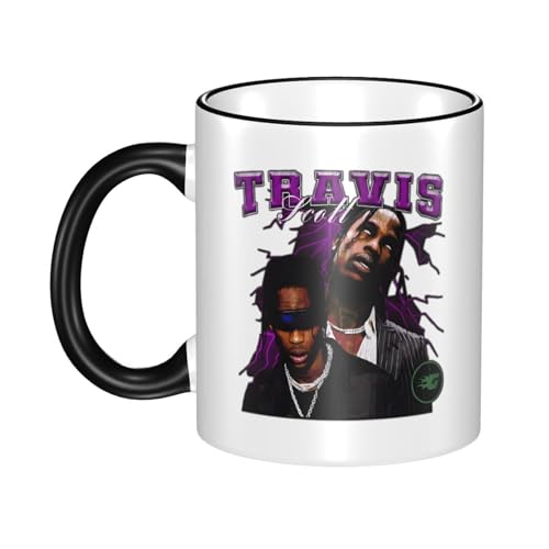 KAINSTIS Keramik scott rapper Music travis Wasserbecher Milch-Kaffee-Keramik-Mug Teetasse für die Büroruhezone KAINSTIS Keramik scott rapper Music travis Wasserbecher Milch-Kaffee-Keramik-Mug Teetasse für die Büroruhezone von KAINSTIS