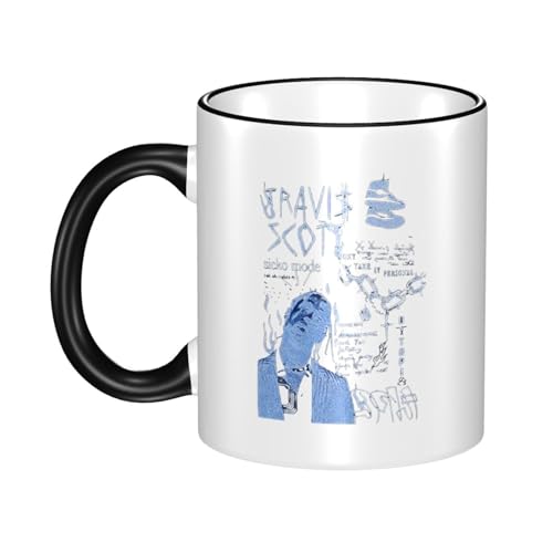 KAINSTIS Keramik scott rapper Music travis Wasserbecher Milch-Kaffee-Keramik-Mug Teetasse für die Büroruhezone KAINSTIS Keramik scott rapper Music travis Wasserbecher Milch-Kaffee-Keramik-Mug Teetasse für die Büroruhezone von KAINSTIS