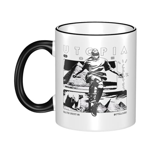 KAINSTIS Keramik scott rapper Music travis Wasserbecher Milch-Kaffee-Keramik-Mug Teetasse für die Büroruhezone KAINSTIS Keramik scott rapper Music travis Wasserbecher Milch-Kaffee-Keramik-Mug Teetasse für die Büroruhezone von KAINSTIS