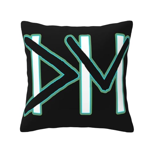 KAINSTIS Mode Music De&PE&Che Band Büro Rückenstützenschoner Innenraumentzückende Kissenbezüge Sofa Rückenstützenschoner Mehrfarbig 30 x 30 cm von KAINSTIS