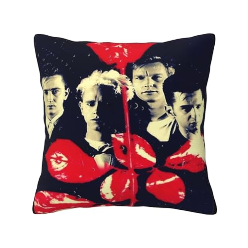 KAINSTIS Mode Music De&PE&Che Band Büro Rückenstützenschoner Innenraumentzückende Kissenbezüge Sofa Rückenstützenschoner Mehrfarbig 30 x 30 cm KAINSTIS Mode Music De&PE&Che Band Büro Rückenstützenschoner Innenraumentzückende Kissenbezüge Sofa Rückenstützenschoner Mehrfarbig 30 x 30 cm von KAINSTIS