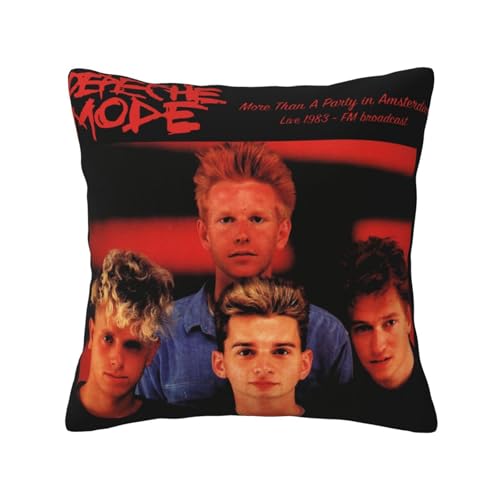 KAINSTIS Mode Music De&PE&Che Band Büro Rückenstützenschoner Innenraumentzückende Kissenbezüge Sofa Rückenstützenschoner Mehrfarbig 30 x 30 cm KAINSTIS Mode Music De&PE&Che Band Büro Rückenstützenschoner Innenraumentzückende Kissenbezüge Sofa Rückenstützenschoner Mehrfarbig 30 x 30 cm von KAINSTIS