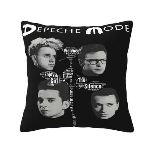 KAINSTIS Mode Music De&PE&Che Band Büro Rückenstützenschoner Innenraumentzückende Kissenbezüge Sofa Rückenstützenschoner Mehrfarbig 30 x 30 cm KAINSTIS Mode Music De&PE&Che Band Büro Rückenstützenschoner Innenraumentzückende Kissenbezüge Sofa Rückenstützenschoner Mehrfarbig 30 x 30 cm von KAINSTIS