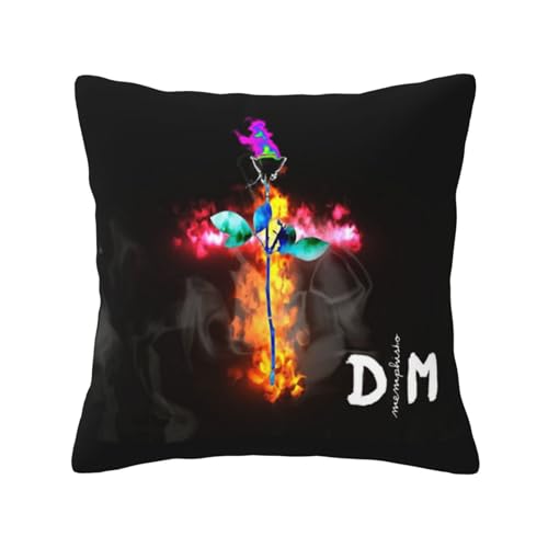KAINSTIS Mode Music De&PE&Che Band Büro Rückenstützenschoner Innenraumentzückende Kissenbezüge Sofa Rückenstützenschoner Mehrfarbig 30 x 30 cm KAINSTIS Mode Music De&PE&Che Band Büro Rückenstützenschoner Innenraumentzückende Kissenbezüge Sofa Rückenstützenschoner Mehrfarbig 30 x 30 cm von KAINSTIS