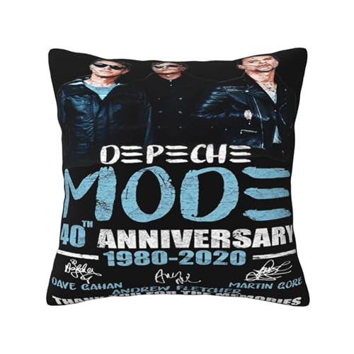 KAINSTIS Mode Music De&PE&Che Band Büro Rückenstützenschoner Innenraumentzückende Kissenbezüge Sofa Rückenstützenschoner Mehrfarbig 30 x 30 cm KAINSTIS Mode Music De&PE&Che Band Büro Rückenstützenschoner Innenraumentzückende Kissenbezüge Sofa Rückenstützenschoner Mehrfarbig 30 x 30 cm von KAINSTIS