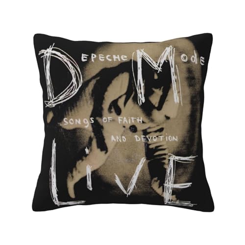 KAINSTIS Mode Music De&PE&Che Band Büro Rückenstützenschoner Innenraumentzückende Kissenbezüge Sofa Rückenstützenschoner Mehrfarbig 40 x 40 cm KAINSTIS Mode Music De&PE&Che Band Büro Rückenstützenschoner Innenraumentzückende Kissenbezüge Sofa Rückenstützenschoner Mehrfarbig 40 x 40 cm von KAINSTIS