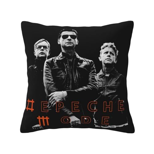 KAINSTIS Mode Music De&PE&Che Band Büro Rückenstützenschoner Innenraumentzückende Kissenbezüge Sofa Rückenstützenschoner Mehrfarbig 45 x 45 cm KAINSTIS Mode Music De&PE&Che Band Büro Rückenstützenschoner Innenraumentzückende Kissenbezüge Sofa Rückenstützenschoner Mehrfarbig 45 x 45 cm von KAINSTIS