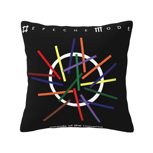 KAINSTIS Mode Music De&PE&Che Band Büro Rückenstützenschoner Innenraumentzückende Kissenbezüge Sofa Rückenstützenschoner Mehrfarbig 45 x 45 cm KAINSTIS Mode Music De&PE&Che Band Büro Rückenstützenschoner Innenraumentzückende Kissenbezüge Sofa Rückenstützenschoner Mehrfarbig 45 x 45 cm von KAINSTIS