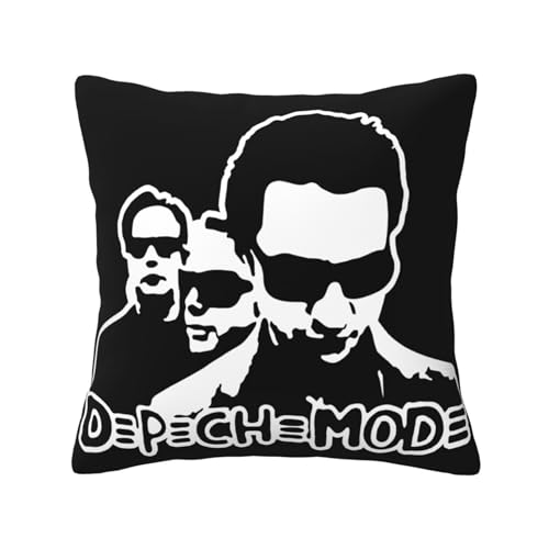 KAINSTIS Mode Music De&PE&Che Band Büro Rückenstützenschoner Innenraumentzückende Kissenbezüge Sofa Rückenstützenschoner Mehrfarbig 45 x 45 cm KAINSTIS Mode Music De&PE&Che Band Büro Rückenstützenschoner Innenraumentzückende Kissenbezüge Sofa Rückenstützenschoner Mehrfarbig 45 x 45 cm von KAINSTIS