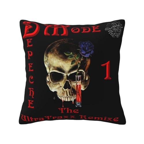 KAINSTIS Mode Music De&PE&Che Band Büro Rückenstützenschoner Innenraumentzückende Kissenbezüge Sofa Rückenstützenschoner Mehrfarbig 45 x 45 cm KAINSTIS Mode Music De&PE&Che Band Büro Rückenstützenschoner Innenraumentzückende Kissenbezüge Sofa Rückenstützenschoner Mehrfarbig 45 x 45 cm von KAINSTIS