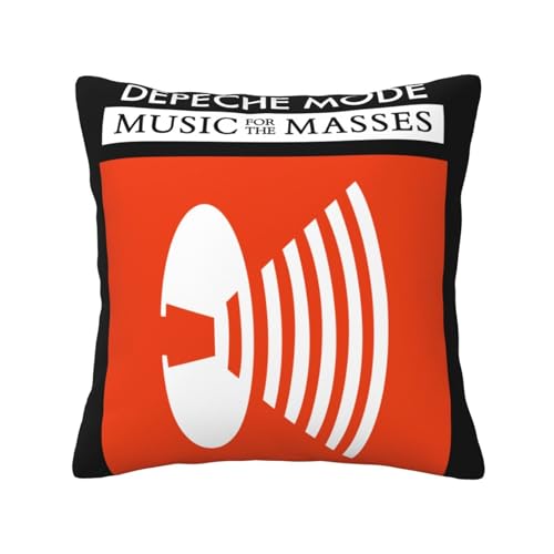 KAINSTIS Mode Music De&PE&Che Band Büro Rückenstützenschoner Innenraumentzückende Kissenbezüge Sofa Rückenstützenschoner Mehrfarbig 50 x 50 cm KAINSTIS Mode Music De&PE&Che Band Büro Rückenstützenschoner Innenraumentzückende Kissenbezüge Sofa Rückenstützenschoner Mehrfarbig 50 x 50 cm von KAINSTIS