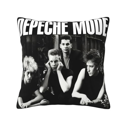 KAINSTIS Mode Music De&PE&Che Band Büro Rückenstützenschoner Innenraumentzückende Kissenbezüge Sofa Rückenstützenschoner Mehrfarbig 50 x 50 cm KAINSTIS Mode Music De&PE&Che Band Büro Rückenstützenschoner Innenraumentzückende Kissenbezüge Sofa Rückenstützenschoner Mehrfarbig 50 x 50 cm von KAINSTIS