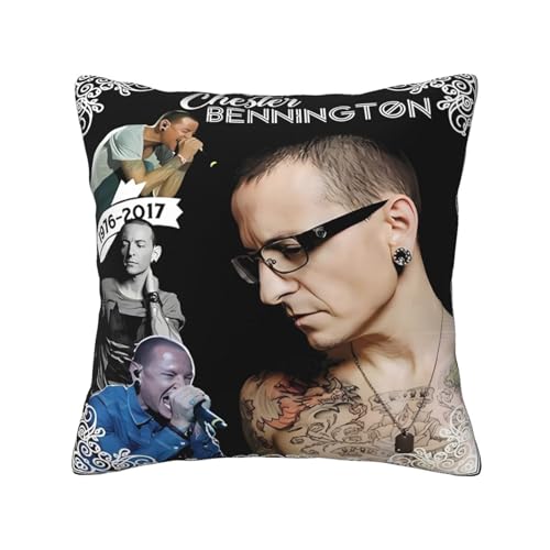 KAINSTIS Park Rock Band Lin-kin Chester Büro Rückenstützenschoner Innenraumentzückende Kissenbezüge Sofa Rückenstützenschoner Mehrfarbig 30 x 30 cm KAINSTIS Park Rock Band Lin-kin Chester Büro Rückenstützenschoner Innenraumentzückende Kissenbezüge Sofa Rückenstützenschoner Mehrfarbig 30 x 30 cm von KAINSTIS