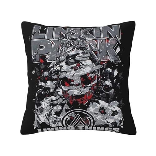 KAINSTIS Park Rock Band Lin-kin Chester Büro Rückenstützenschoner Innenraumentzückende Kissenbezüge Sofa Rückenstützenschoner Mehrfarbig 30 x 30 cm KAINSTIS Park Rock Band Lin-kin Chester Büro Rückenstützenschoner Innenraumentzückende Kissenbezüge Sofa Rückenstützenschoner Mehrfarbig 30 x 30 cm von KAINSTIS