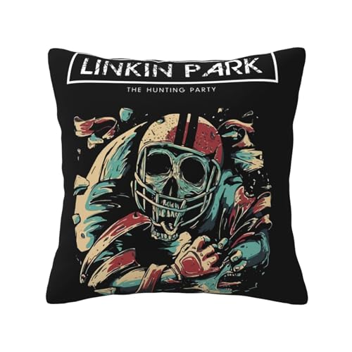 KAINSTIS Park Rock Band Lin-kin Chester Büro Rückenstützenschoner Innenraumentzückende Kissenbezüge Sofa Rückenstützenschoner Mehrfarbig 30 x 30 cm KAINSTIS Park Rock Band Lin-kin Chester Büro Rückenstützenschoner Innenraumentzückende Kissenbezüge Sofa Rückenstützenschoner Mehrfarbig 30 x 30 cm von KAINSTIS