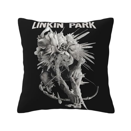 KAINSTIS Park Rock Band Lin-kin Chester Büro Rückenstützenschoner Innenraumentzückende Kissenbezüge Sofa Rückenstützenschoner Mehrfarbig 30 x 30 cm KAINSTIS Park Rock Band Lin-kin Chester Büro Rückenstützenschoner Innenraumentzückende Kissenbezüge Sofa Rückenstützenschoner Mehrfarbig 30 x 30 cm von KAINSTIS