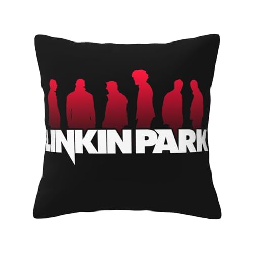 KAINSTIS Park Rock Band Lin-kin Chester Büro Rückenstützenschoner Innenraumentzückende Kissenbezüge Sofa Rückenstützenschoner Mehrfarbig 40 x 40 cm KAINSTIS Park Rock Band Lin-kin Chester Büro Rückenstützenschoner Innenraumentzückende Kissenbezüge Sofa Rückenstützenschoner Mehrfarbig 40 x 40 cm von KAINSTIS